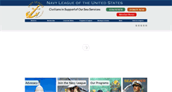 Desktop Screenshot of navyleague.org